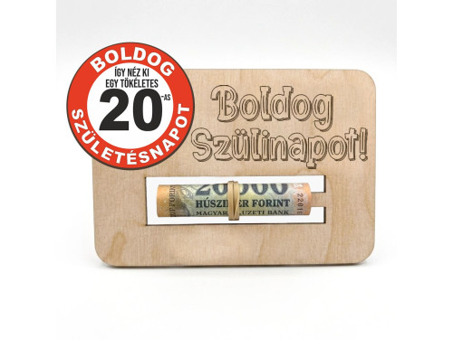 Születésnapi Pénzátadó - 20. Boldog Szülinapot - Születésnapi Ajándék