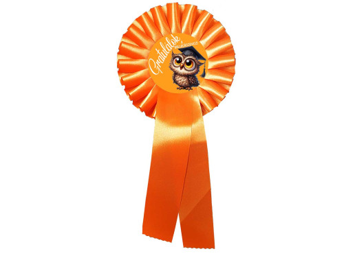 (D095) Ballagási Kitűtő, Díjszalag 11,3 cm x 26 cm - Gratulálok a ballagásodhoz – Ballagási Ajándék