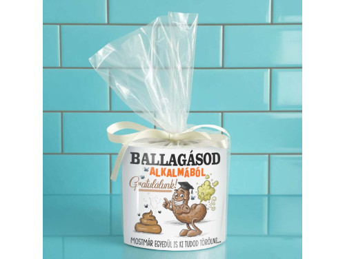 Vicces WC Papír Ballagásra– Ballagásod Alkalmából Gratulálunk Mostmár Egyedül is ki tudod törölni - Vicces Ballagási Ajándék