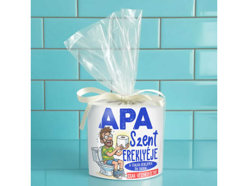 Vicces WC Papír – Apa Szent Ereklyéje - Vicces Ajándék Apáknak