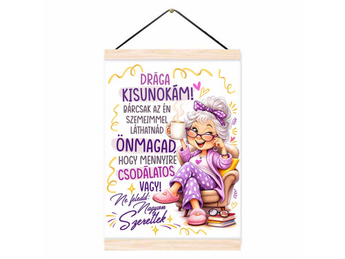Oklevél - Drága Kisunokám Oklevél - Ajándék Unokának