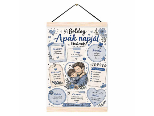 Oklevél - Boldog Apák Napját Kívánok - Apáknak, Apák Napi Ajándék