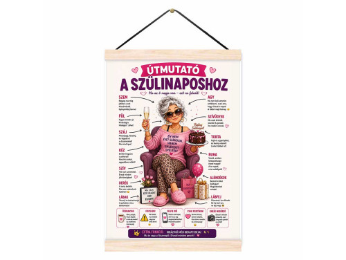 Oklevél Születésnapra - Útmutató A Szülinaposhoz Női Oklevél - Születésnapi Ajándék Nőknek