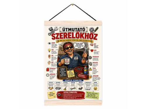 Oklevél - Útmutató Szerelőkhöz - Ajándék Szerelőknek