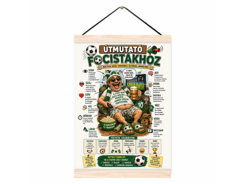 Oklevél - Útmutató Focistákhoz - Ajándék Focistáknak