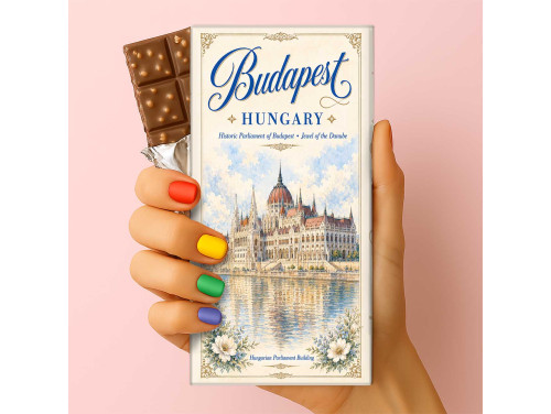 Csoda Csoki - Budapest Parliament csoki – Országház mintás budapesti szuvenír csokoládé
