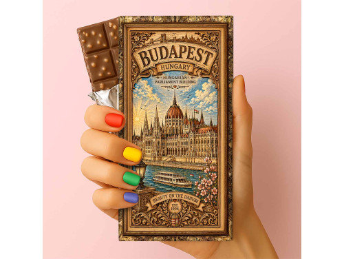 Csoda Csoki - Vintage Budapest Parliament csoki – exkluzív budapesti szuvenír csokoládé
