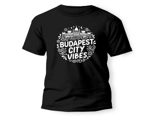 (PX341) Budapest Póló - Budapest City Vibes – Magyar Szuvenír Póló